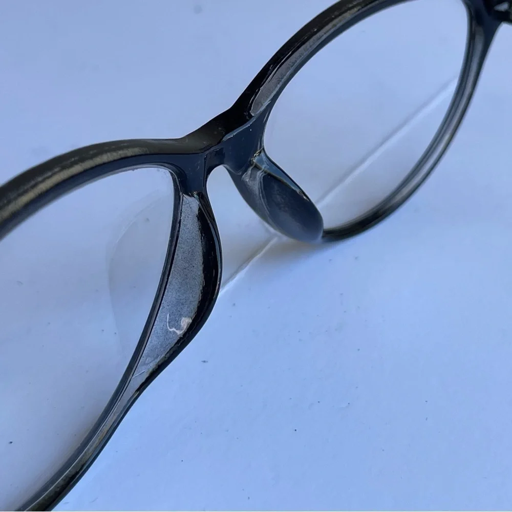 Lulu Guinness eyeglasses LR66 Black Floral Women’s Glasses Frames